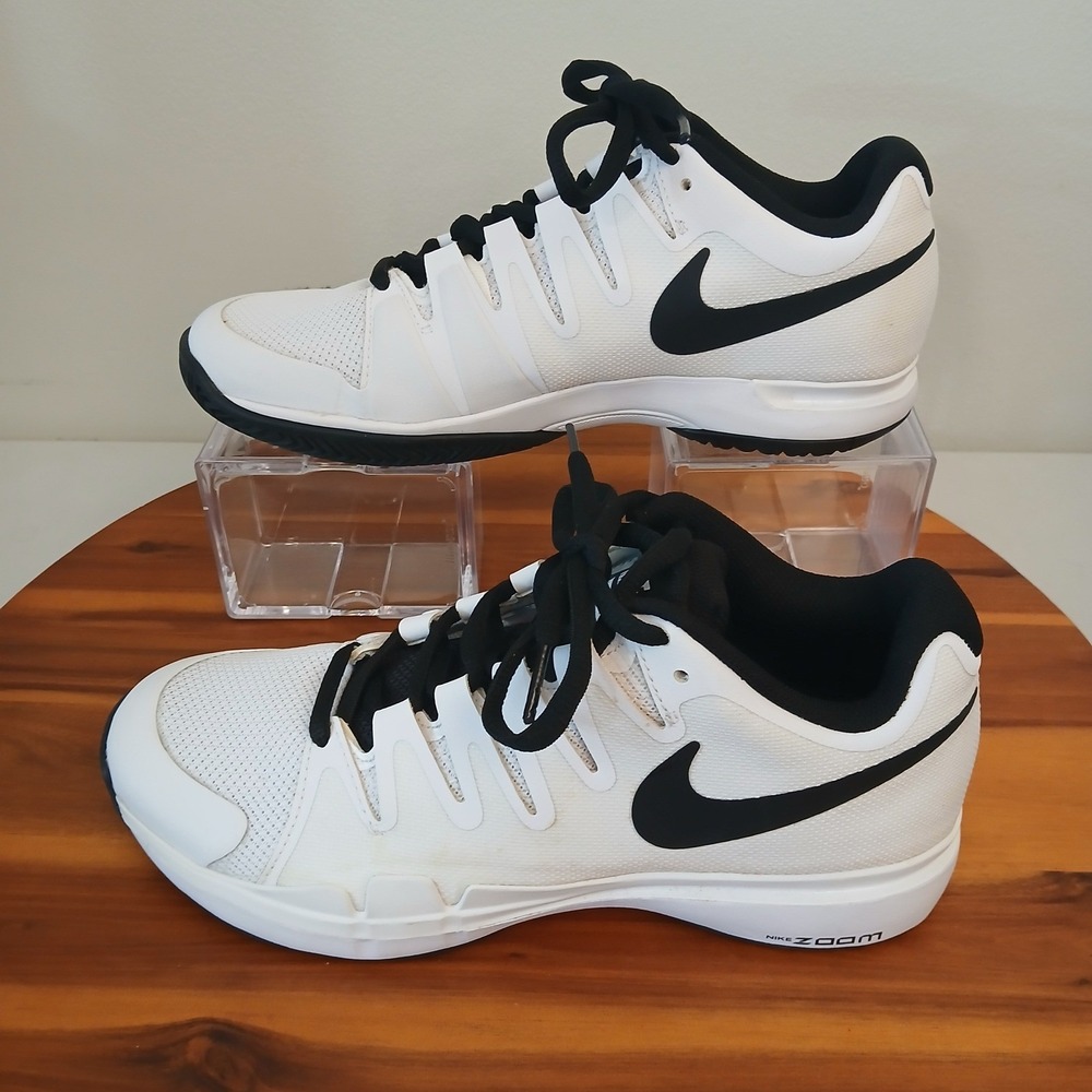 Nike Zoom Vapor Tour Roger Federer Mens 7 White Tennis Shoes 631458-101